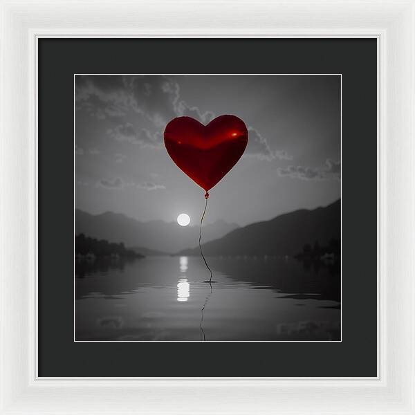 Float of Affection Dark - Framed Print