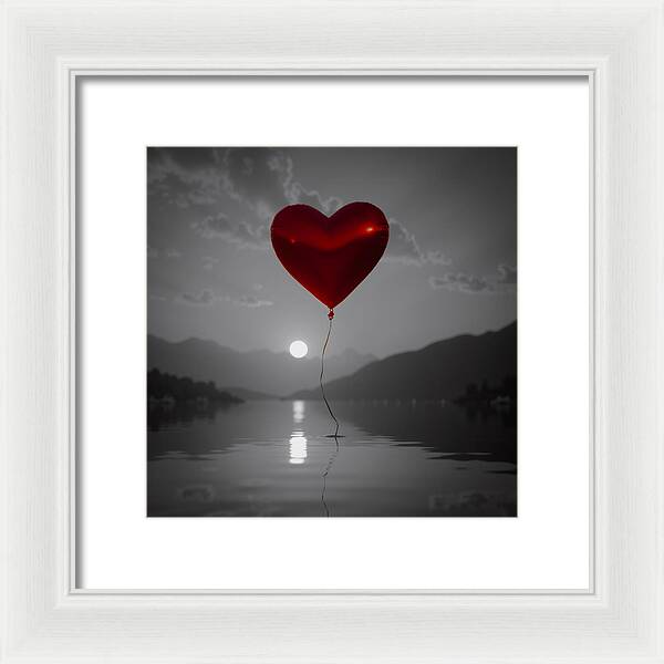 Float of Affection Dark - Framed Print