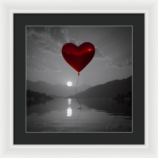 Float of Affection Dark - Framed Print