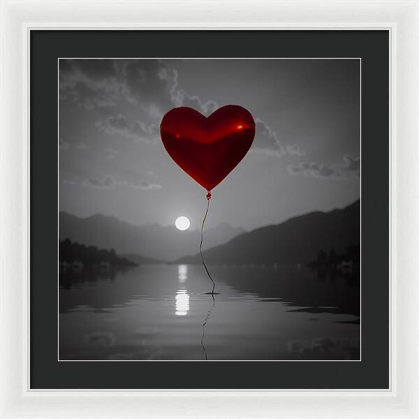 Float of Affection Dark - Framed Print