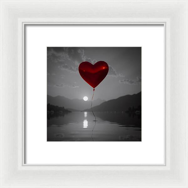 Float of Affection Dark - Framed Print