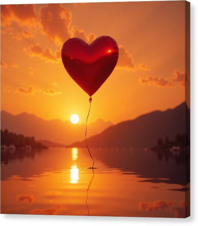 Float of Affection - Canvas Print