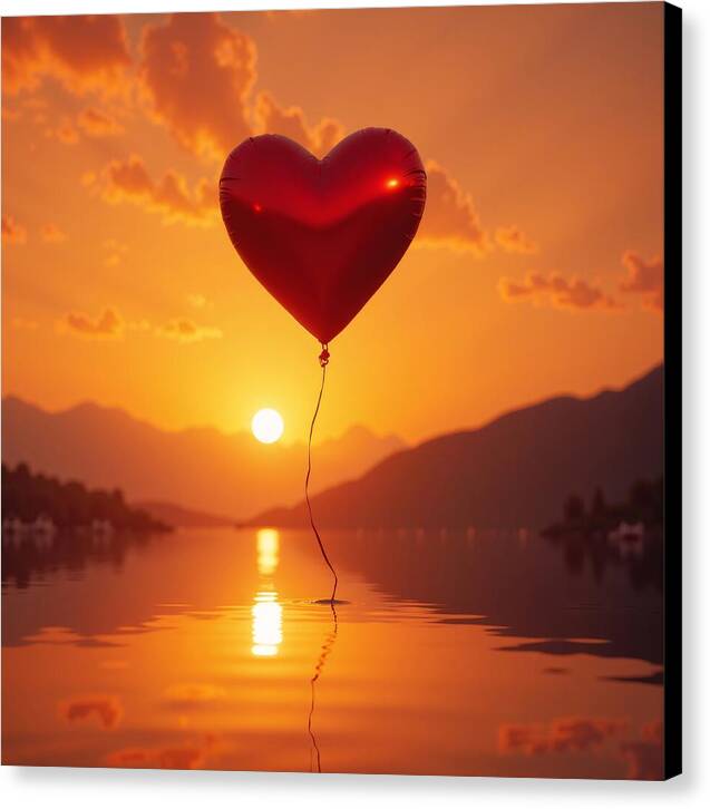 Float of Affection - Canvas Print