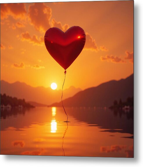 Float of Affection - Metal Print