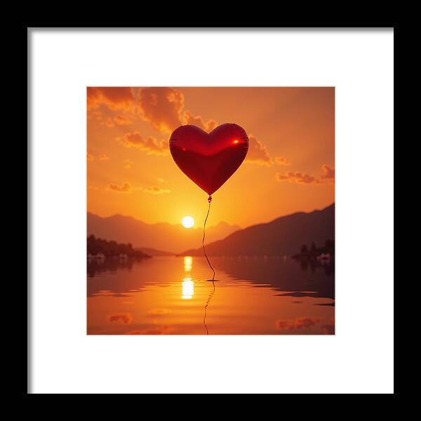 Float of Affection - Framed Print