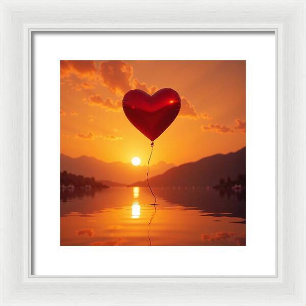 Float of Affection - Framed Print