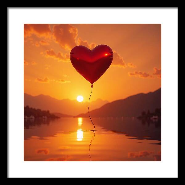 Float of Affection - Framed Print