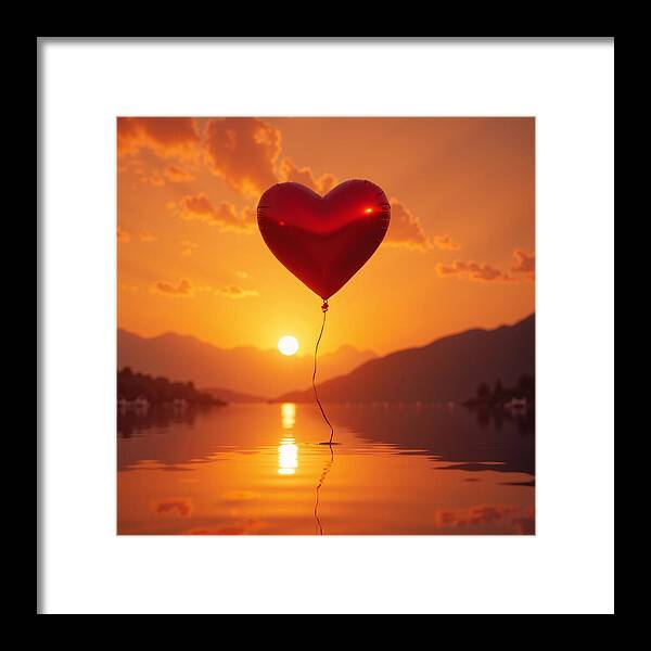 Float of Affection - Framed Print