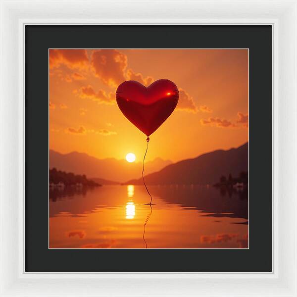 Float of Affection - Framed Print