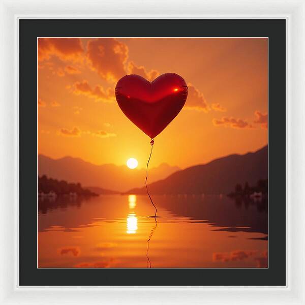 Float of Affection - Framed Print