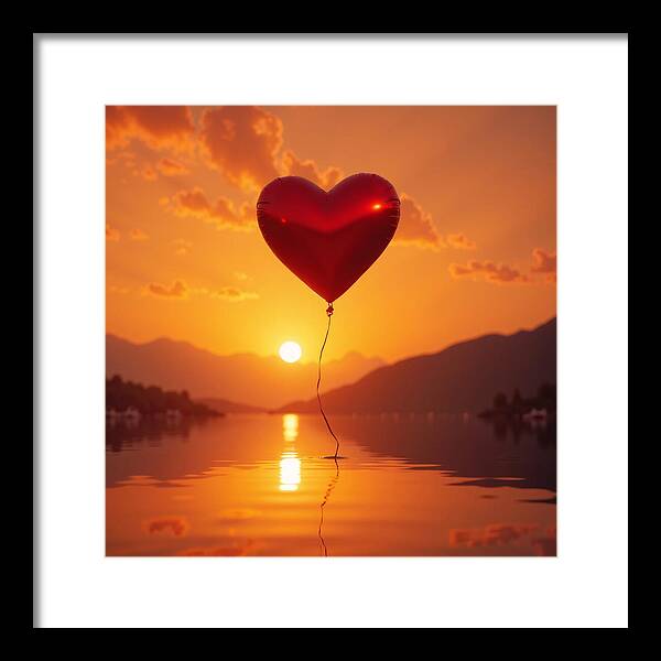 Float of Affection - Framed Print