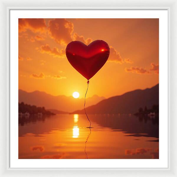 Float of Affection - Framed Print