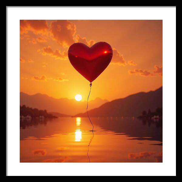 Float of Affection - Framed Print