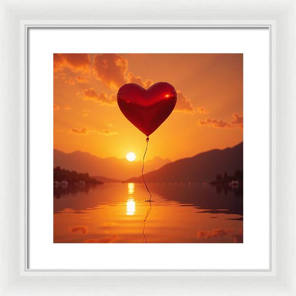 Float of Affection - Framed Print