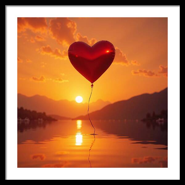 Float of Affection - Framed Print