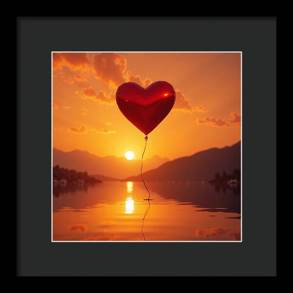 Float of Affection - Framed Print