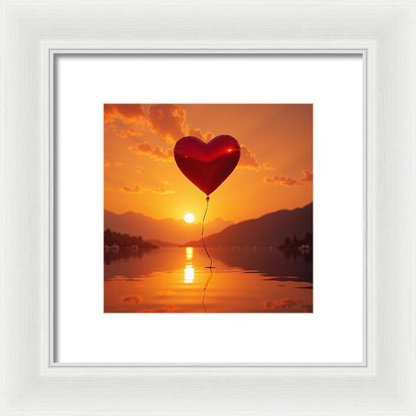 Float of Affection - Framed Print