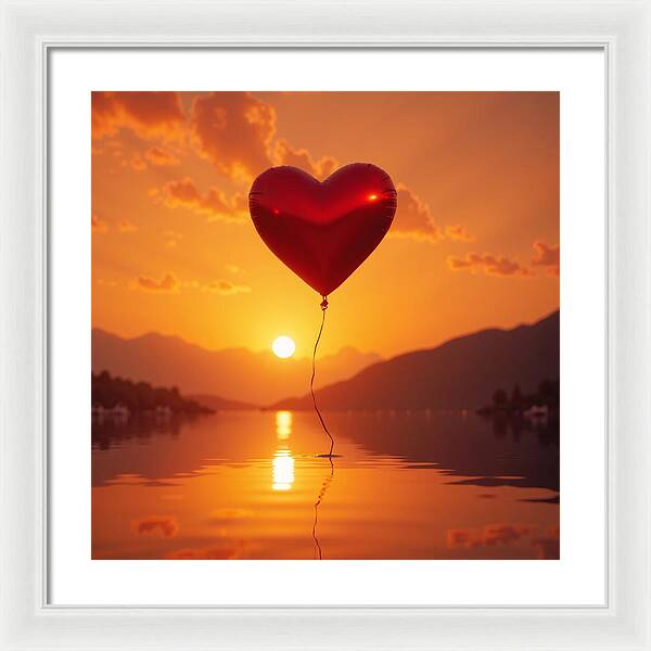 Float of Affection - Framed Print