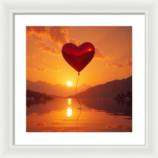 Float of Affection - Framed Print