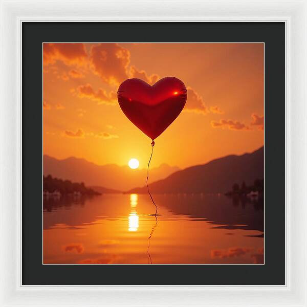 Float of Affection - Framed Print