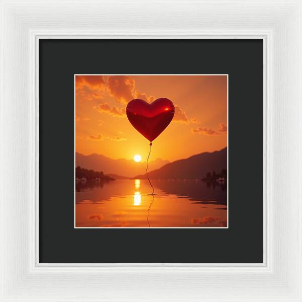 Float of Affection - Framed Print