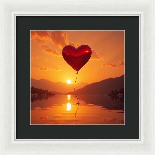 Float of Affection - Framed Print