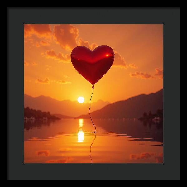 Float of Affection - Framed Print