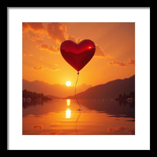 Float of Affection - Framed Print