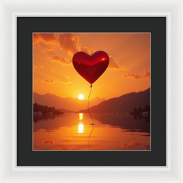 Float of Affection - Framed Print