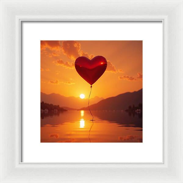 Float of Affection - Framed Print