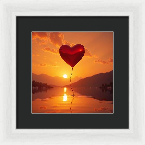 Float of Affection - Framed Print