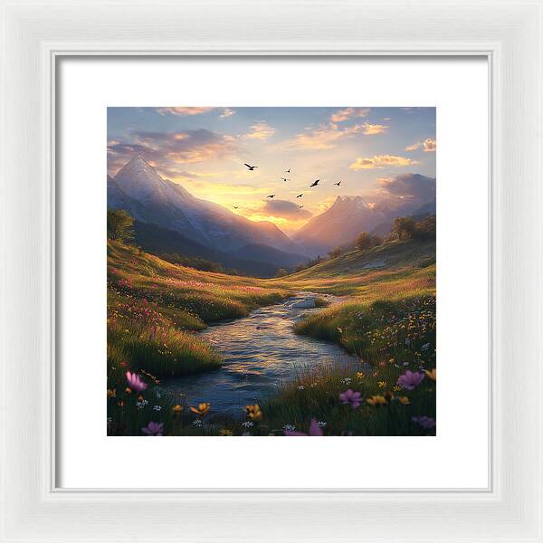 Flourish and Flow - Framed Print