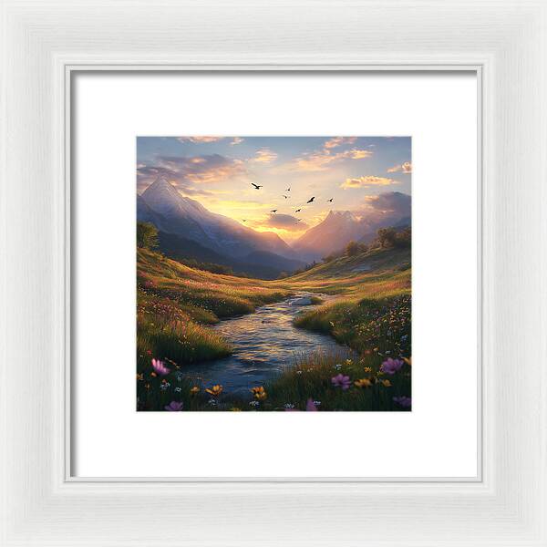 Flourish and Flow - Framed Print