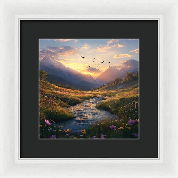 Flourish and Flow - Framed Print