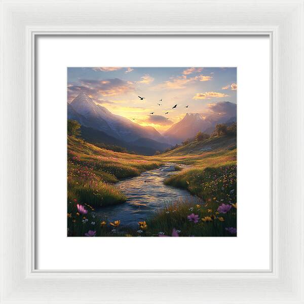 Flourish and Flow - Framed Print