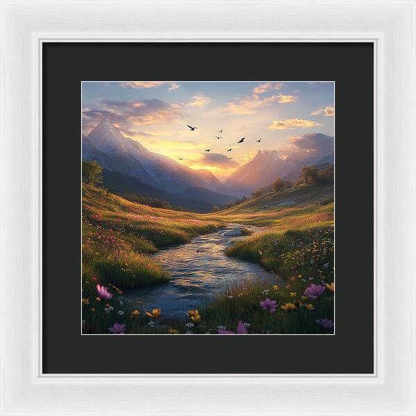 Flourish and Flow - Framed Print