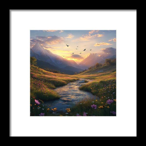 Flourish and Flow - Framed Print