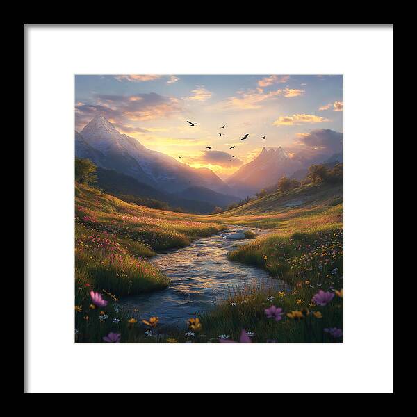 Flourish and Flow - Framed Print