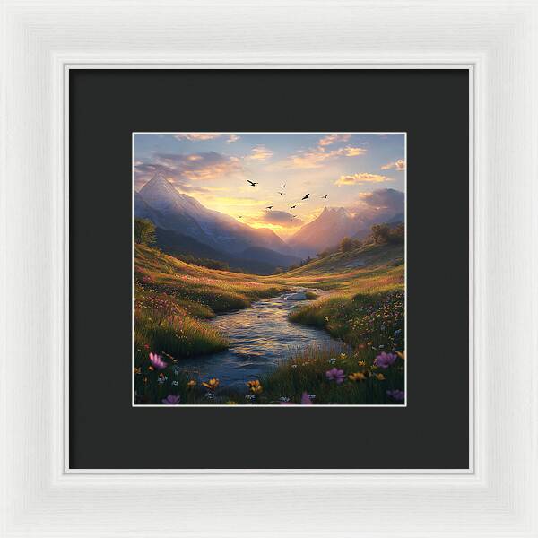 Flourish and Flow - Framed Print