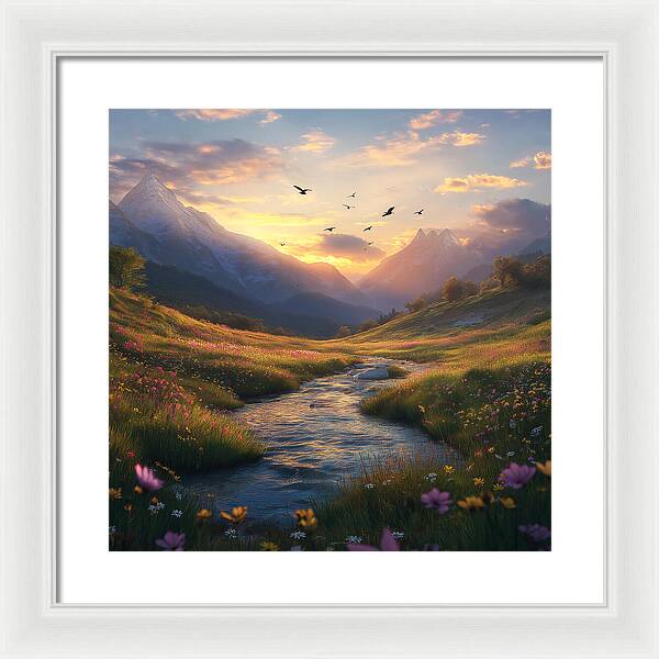 Flourish and Flow - Framed Print