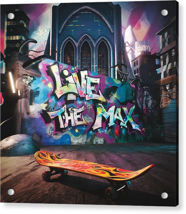 Graffiti Grind - Acrylic Print