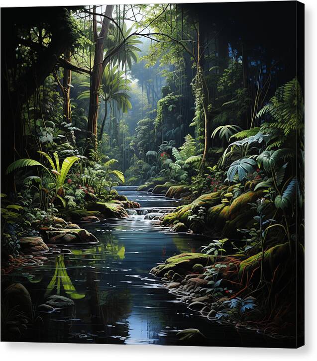 Jungle Flow - Canvas Print