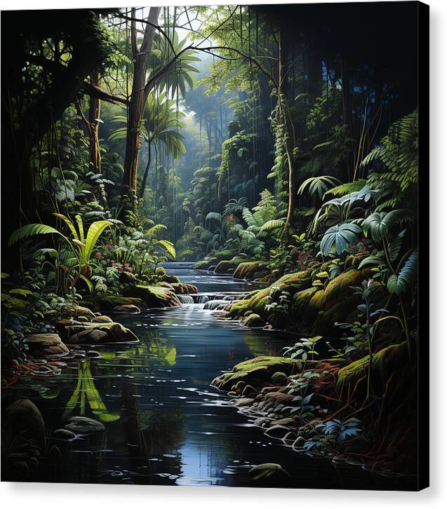 Jungle Flow - Canvas Print