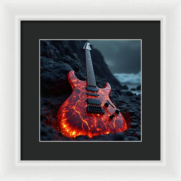 Lava Strings - Framed Print