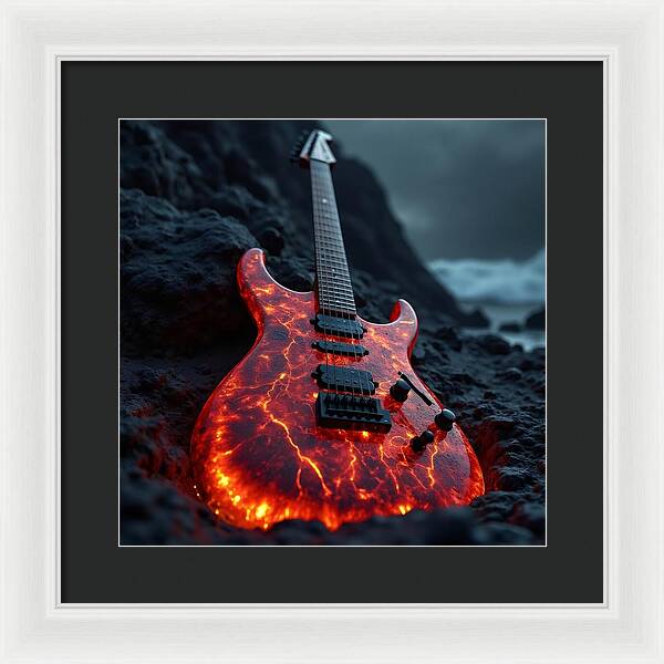 Lava Strings - Framed Print