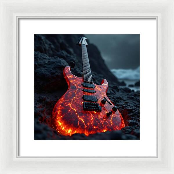 Lava Strings - Framed Print