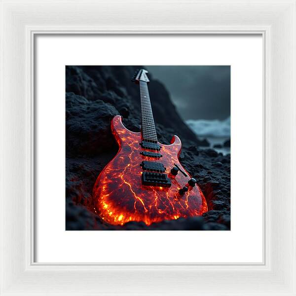 Lava Strings - Framed Print