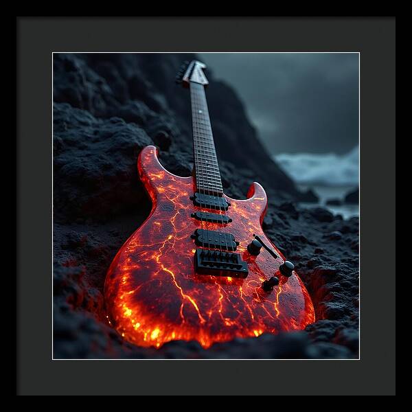 Lava Strings - Framed Print