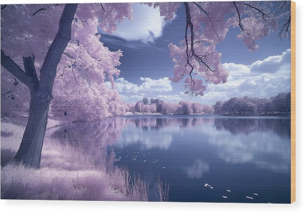 Lavender Tranquility - Wood Print