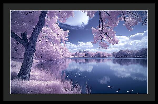 Lavender Tranquility - Framed Print